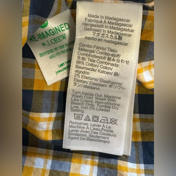 NWT J.CREW Men Slim Fit Flex Washed Casual Shirt Top - Picture 4 of 6